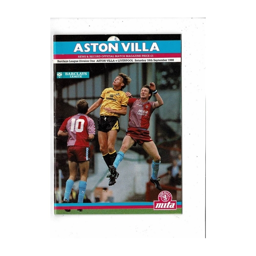 Liverpool Away Football Programmes