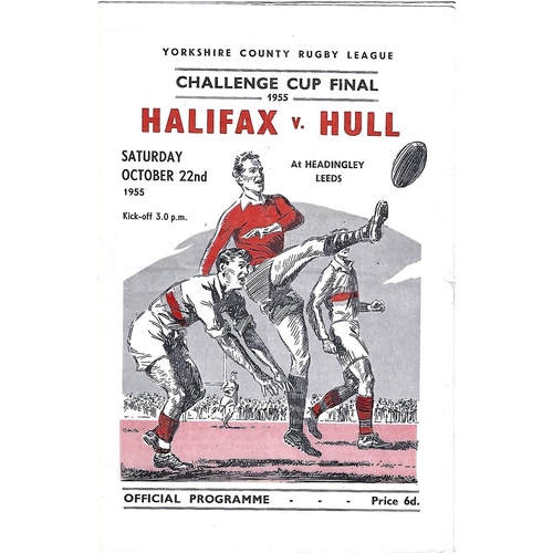Yorkshire County Challenge Cup Final Rugby League Programmes
