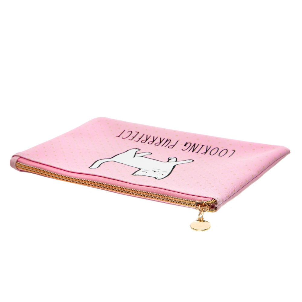 Pink Cat Makeup Bag/Cat Bag