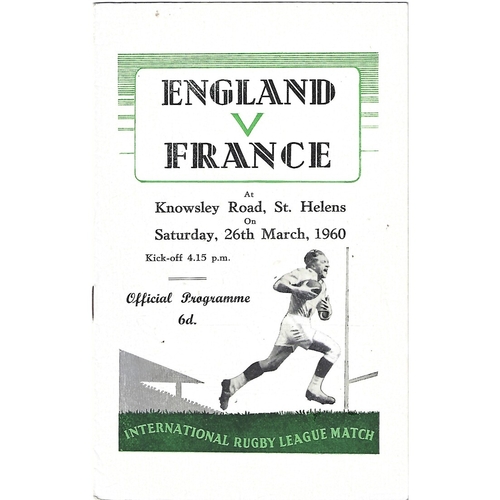 France Rugby League Programmes