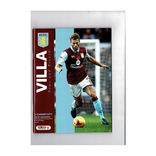 Cardiff City Away Football Programmes