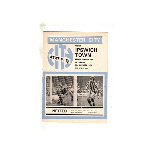 Ipswich Town Away Football Programmes