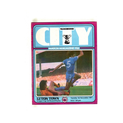 Luton Town Away Football Programmes