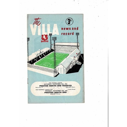 Preston North End Away Football Programmes