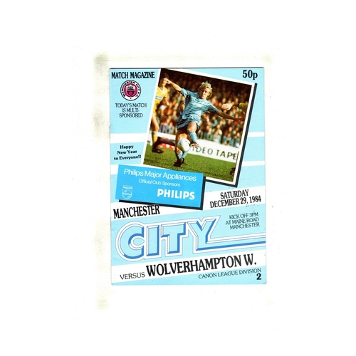 Wolverhampton Wanderers Away Football Programmes
