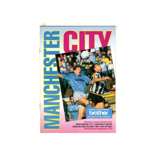 Sheffield United Away Football Programmes