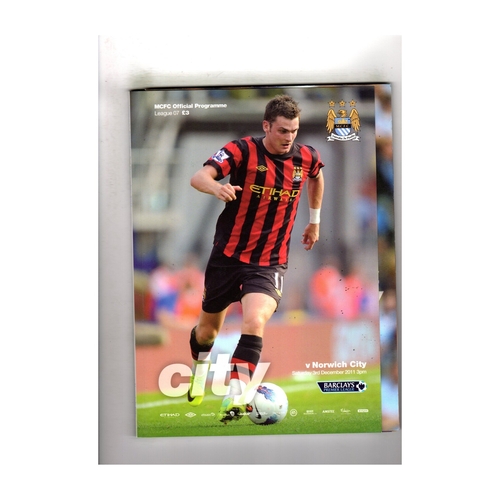 Norwich City Away Football Programmes