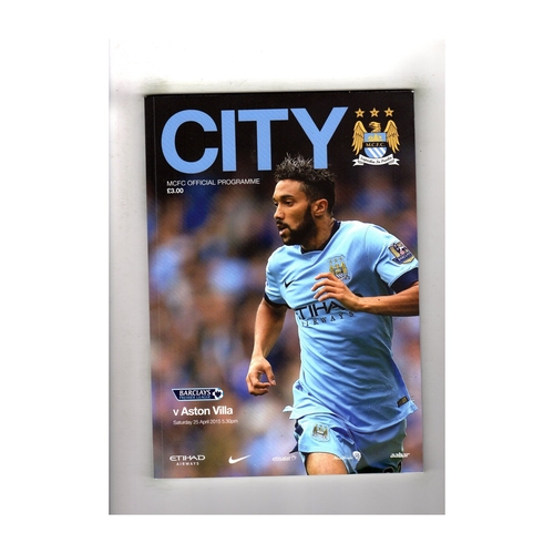 Manchester City Home Football Programmes