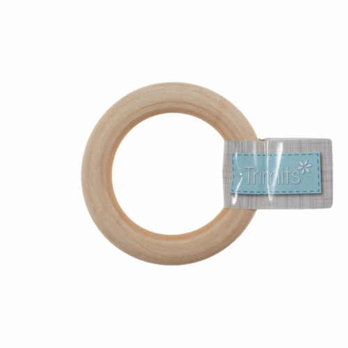 Craft Ring: Wooden: Round: 5.5cm Diameter