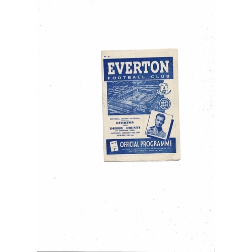 Derby County Away Football Programmes