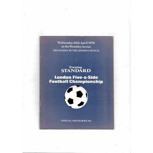 Five A Side Football Programmes