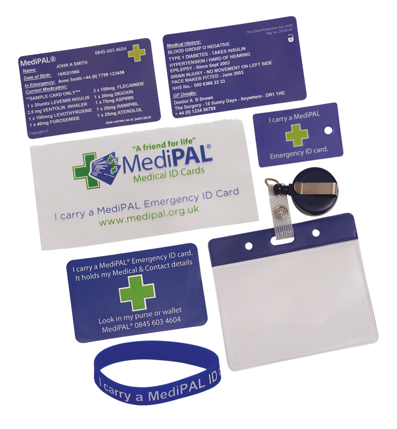 MediPAL® Key Fob, MediPAL ID Ltd, Medical card, Emergency card