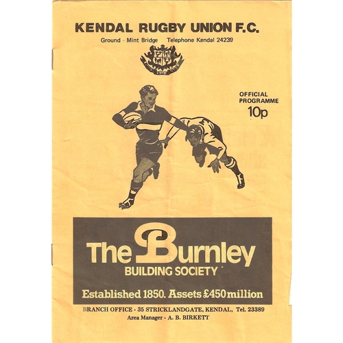 County Championship Rugby Union Programmes