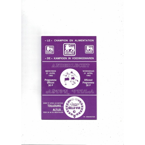 European Cup/Champions League Semi Final Football Programmes