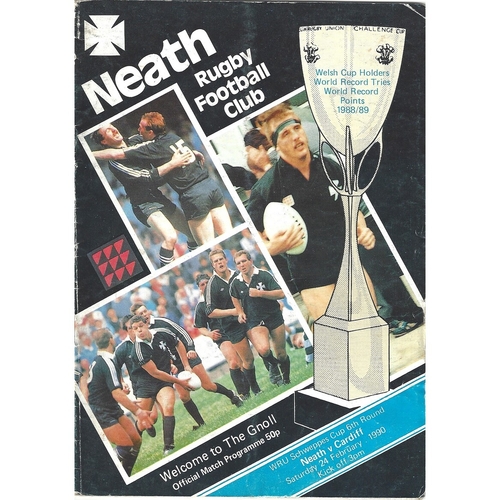 Cardiff/Cardiff Blues Away Rugby Union Programmes
