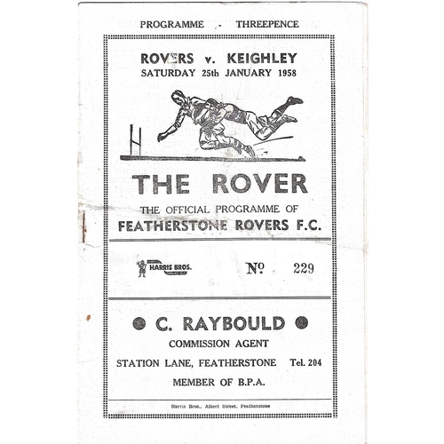 Keighley Away Rugby League Programmes