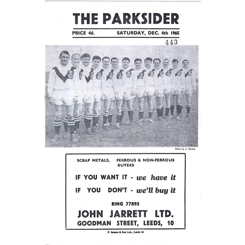 Doncaster Away Rugby League Programmes Bob's Sporting Memorabilia