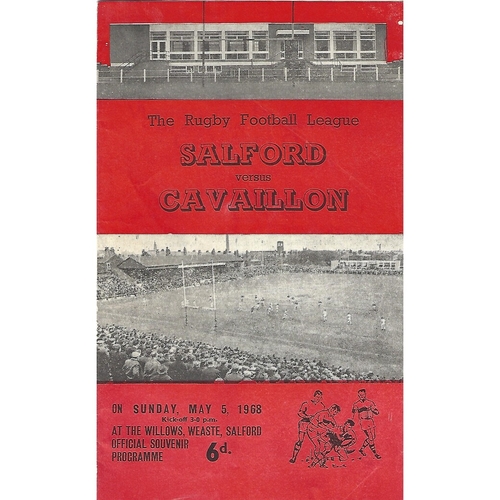 Salford Home Rugby League Programmes