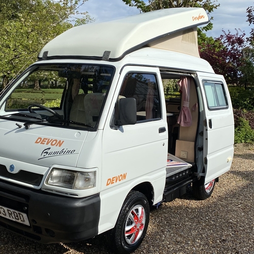 Devon Babmino Camper Van 2 Berth - 2001 Piaggio Porter 1.4 Diesel - ONLY 32406 miles