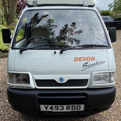 Devon Babmino Camper Van 2 Berth - 2001 Piaggio Porter 1.4 Diesel - ONLY 32406 miles