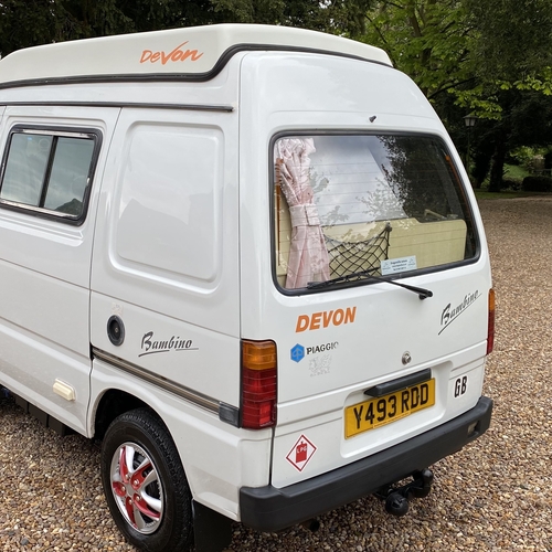 Devon Babmino Camper Van 2 Berth - 2001 Piaggio Porter 1.4 Diesel - ONLY 32406 miles