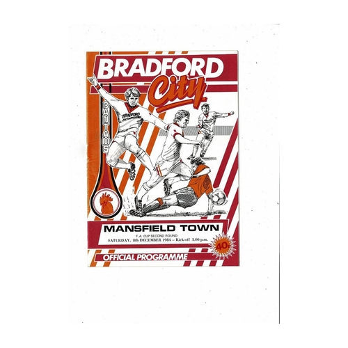 Bradford City Home Football Programmes
