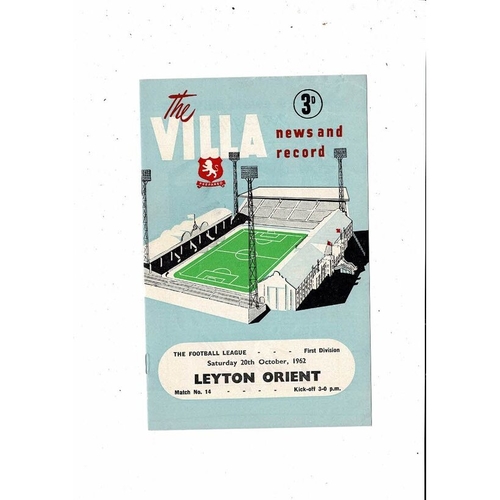 Leyton Orient Away Football Programmes