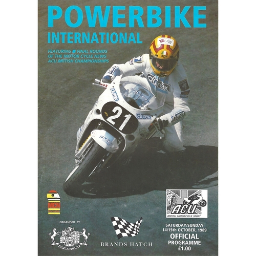 Brands Hatch Motor Racing/Motor Cycle Racing Programmes