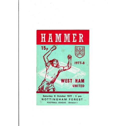 Nottingham Forest Away Football Programmes