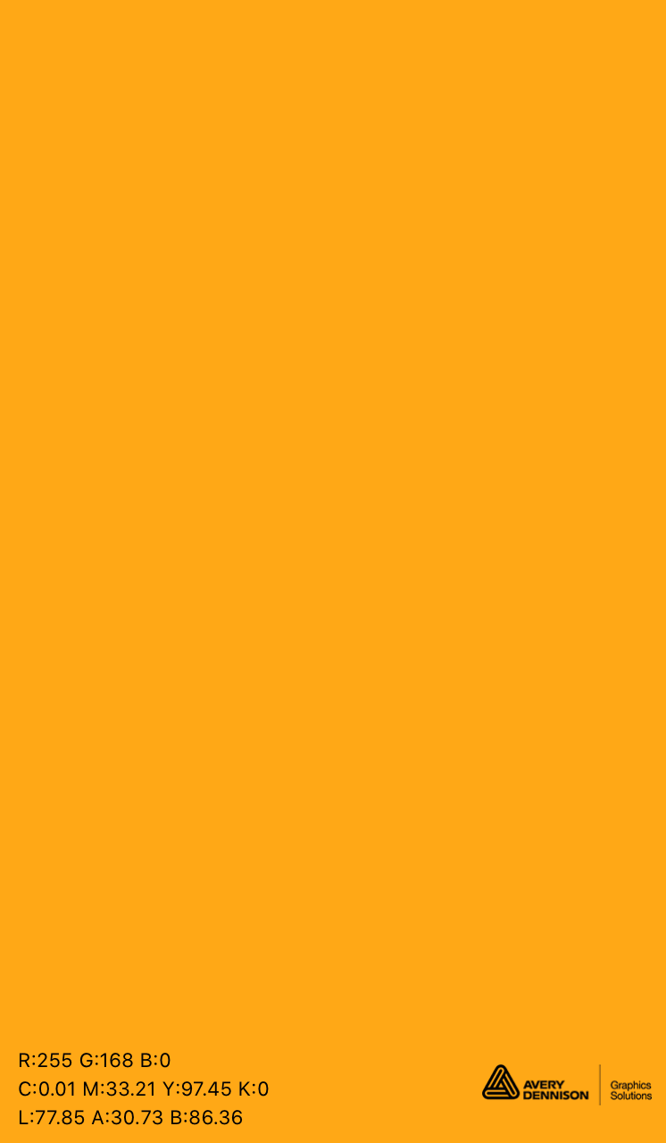 Avery Dennison® 764 - Saffron | SP Vinyl Supplies