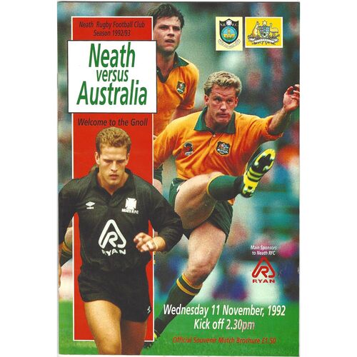Australia Rugby Union Programmes