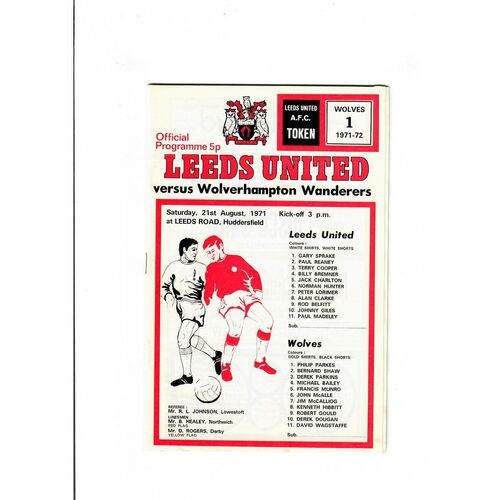 Leeds United Home Football Programmes