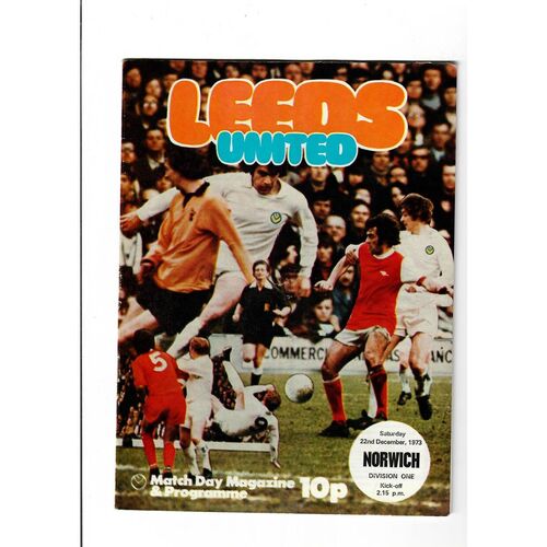 Leeds United Home Football Programmes