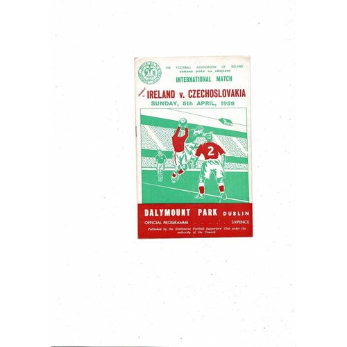 Republic of Ireland Home Football Programmes