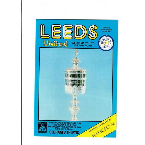 Oldham Athletic Away Football Programmes