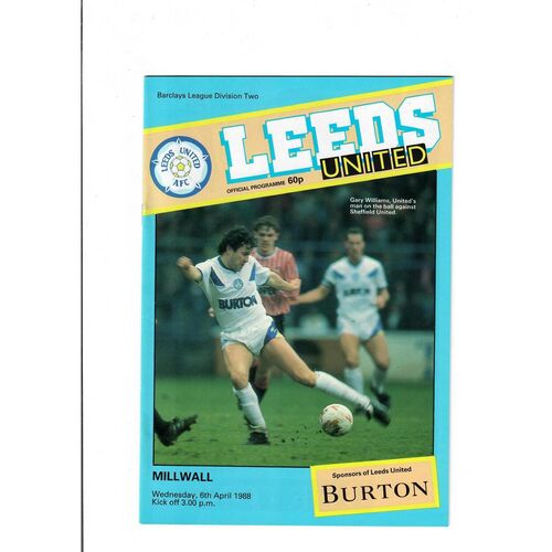 Millwall Away Football Programmes