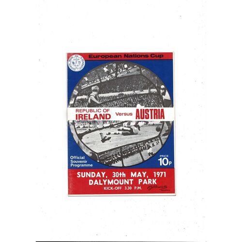 Republic of Ireland Home Football Programmes