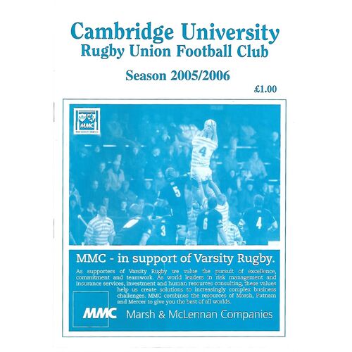 Leicester/Leicester Tigers Away Rugby Union Programmes