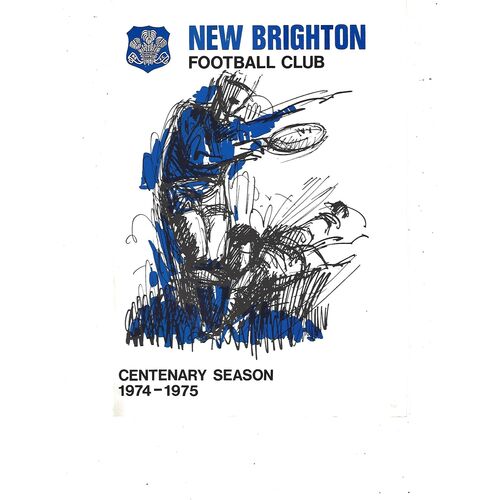 New Brighton Home Rugby Union Programmes