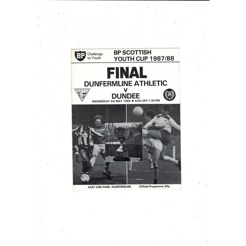 Scottish Youth Cup Final Football Programmes