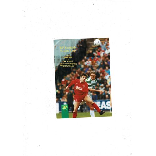 Scottish Youth Cup Final Football Programmes