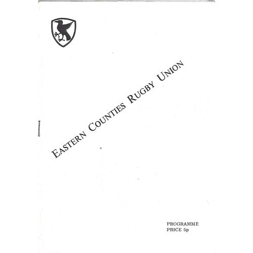 County Championship Rugby Union Programmes