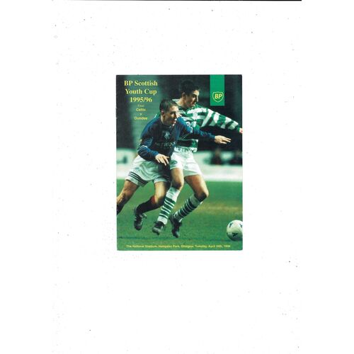 Scottish Youth Cup Final Football Programmes