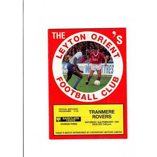 Tranmere Rovers Away Football Programmes