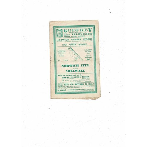 Norwich City Home Football Programmes