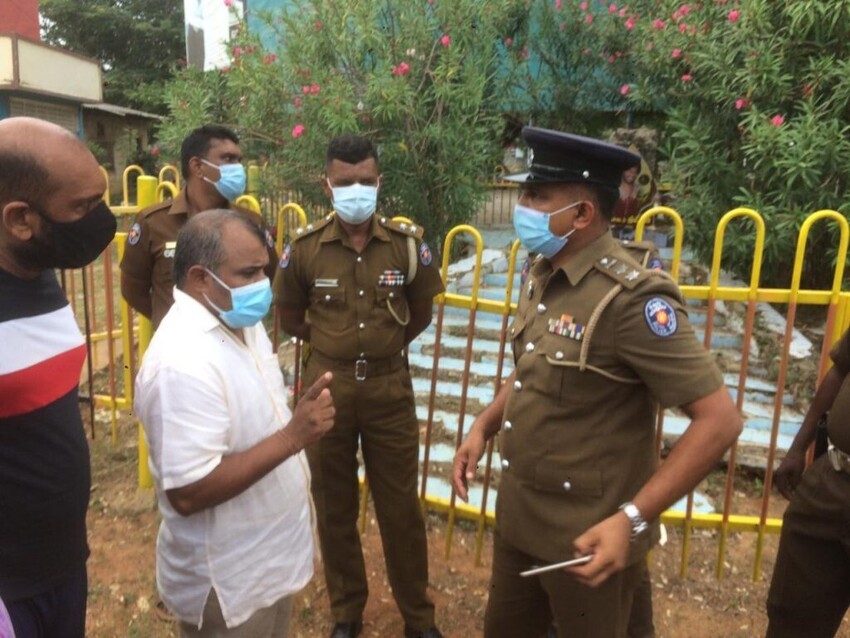 தியாக தீபம் திலீபனின் நினைவிடத்தில் அஞ்சலி செலுத்த முற்பட்ட செல்வராசா கஜேந்திரன் (பா.உ.) உள்ளிட்டவர்கள் கைது