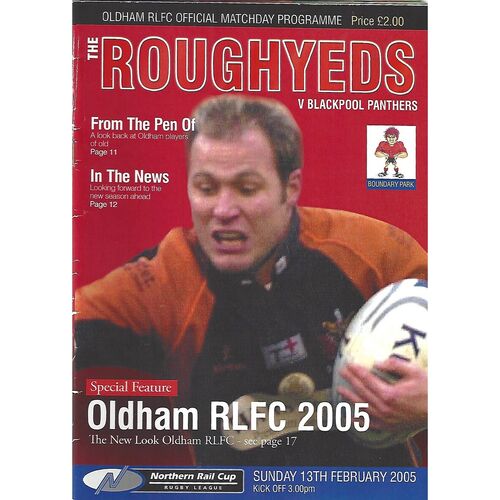 Blackpool Panthers Away Rugby League Programmes Bob's Sporting