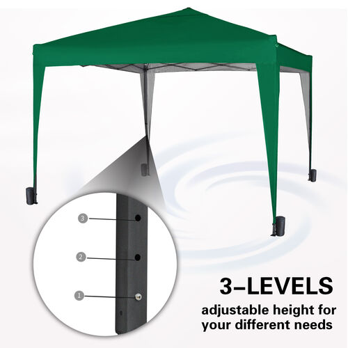 3m x 3m Gazebo Resistant Outdoor Garden Marquee Canopy NS (Green)