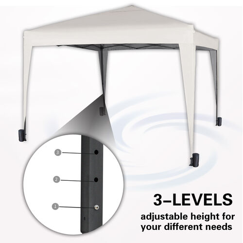 3m x 3m Gazebo Resistant Outdoor Garden Marquee Canopy NS (White)