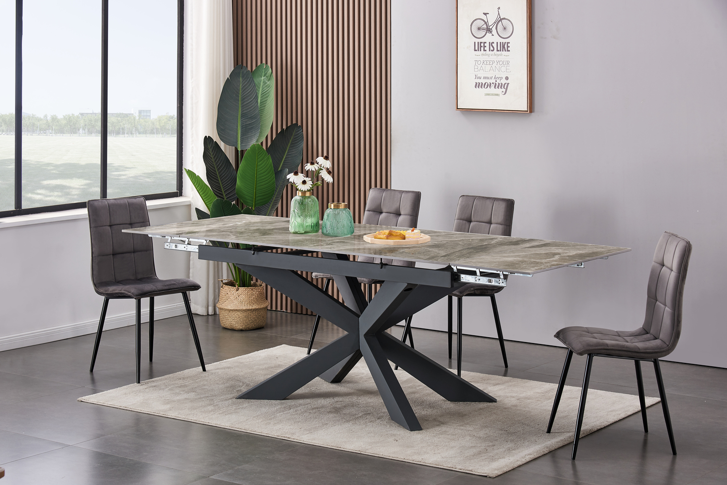 Giovanni Extending Dining Table Amari Casa Wholesale Furniture UK